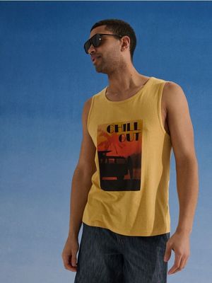 T-shirt męski na lato Sinsay ze sklepu: Sinsay w kategorii: T-shirty męskie - zdjęcie CC22A15-4CA-6968_285IH
