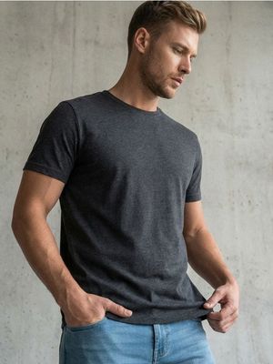 T-shirt męski casual Sinsay ze sklepu: Sinsay w kategorii: T-shirty męskie - zdjęcie CC22A15-4CA-6968_291HL