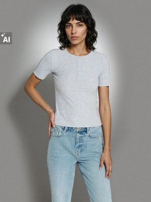 Bluzka damska wiosenna casual Sinsay ze sklepu: Sinsay w kategorii: Bluzki damskie - zdjęcie CC22A15-4CA-6968_294HB