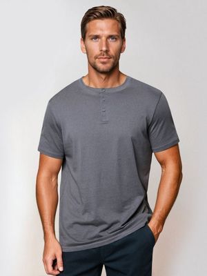 T-shirt męski wiosenny Sinsay ze sklepu: Sinsay w kategorii: T-shirty męskie - zdjęcie CC22A15-4CA-6968_296HL