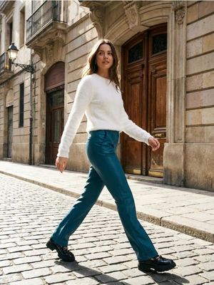 Spodnie damskie casual Sinsay ze sklepu: Sinsay w kategorii: Spodnie damskie - zdjęcie CC22A15-4CA-6968_2985B