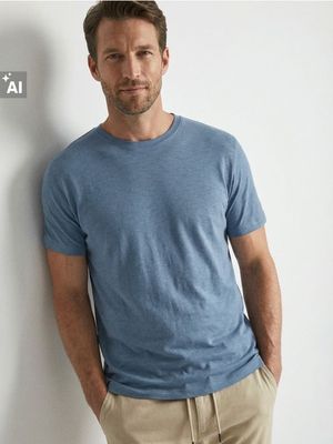 T-shirt męski casual wiosenny Sinsay ze sklepu: Sinsay w kategorii: T-shirty męskie - zdjęcie CC22A15-4CA-6968_298HL