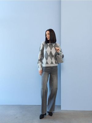 Sweter damski Sinsay ze sklepu: Sinsay w kategorii: Swetry damskie - zdjęcie CC22A15-4CA-6968_298JW