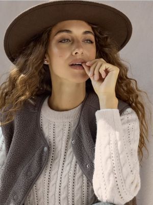 Sweter damski na zimę casualowy Sinsay ze sklepu: Sinsay w kategorii: Swetry damskie - zdjęcie CC22A15-4CA-6968_300JW