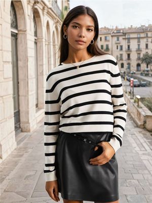 Sinsay - Sweter damski casual ze sklepu: Sinsay w kategorii: Swetry damskie - zdjęcie CC22A15-4CA-6968_301CG