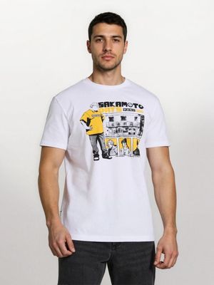 Sinsay - T-shirt męski na wiosnę ze sklepu: Sinsay w kategorii: T-shirty męskie - zdjęcie CC22A15-4CA-6968_307HL