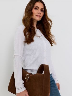 Sweter damski Sinsay ze sklepu: Sinsay w kategorii: Swetry damskie - zdjęcie CC22A15-4CA-6968_307JW