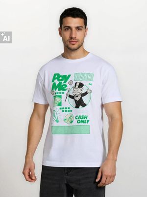 T-shirt męski Sinsay ze sklepu: Sinsay w kategorii: T-shirty męskie - zdjęcie CC22A15-4CA-6968_310HL