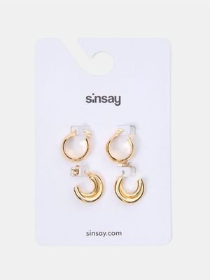 Kolczyki Sinsay ze sklepu: Sinsay w kategorii: Kolczyki - zdjęcie CC22A15-4CA-6968_314JZ