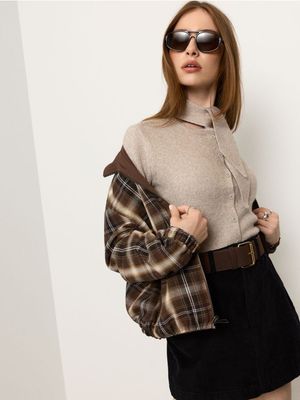 Sweter damski na zimę Sinsay ze sklepu: Sinsay w kategorii: Swetry damskie - zdjęcie CC22A15-4CA-6968_316JW