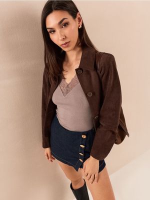 Bluzka damska casual na jesień Sinsay ze sklepu: Sinsay w kategorii: Bluzki damskie - zdjęcie CC22A15-4CA-6968_327HA