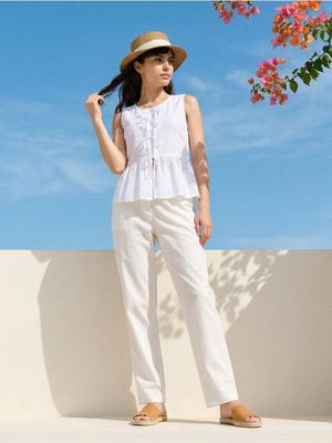 Spodnie damskie casual Sinsay ze sklepu: Sinsay w kategorii: Spodnie damskie - zdjęcie CC22A15-4CA-6968_328EM