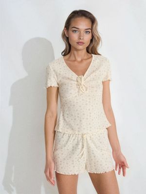 Piżama casual Sinsay ze sklepu: Sinsay w kategorii: Piżamy damskie - zdjęcie CC22A15-4CA-6968_330IY