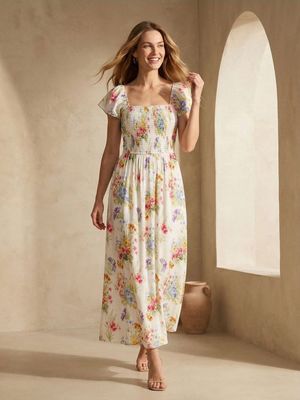 Sukienka wiosenna Sinsay ze sklepu: Sinsay w kategorii: Sukienki - zdjęcie CC22A15-4CA-6968_332GY