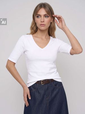 Bluzka damska Sinsay ze sklepu: Sinsay w kategorii: Bluzki damskie - zdjęcie CC22A15-4CA-6968_332HA