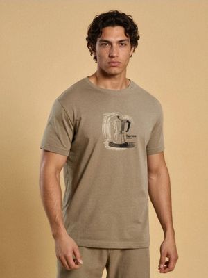 T-shirt męski młodzieżowy Sinsay ze sklepu: Sinsay w kategorii: T-shirty męskie - zdjęcie CC22A15-4CA-6968_347HL