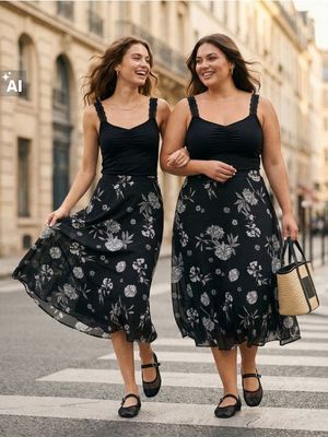 Spódnica wiosenna casualowa Sinsay ze sklepu: Sinsay w kategorii: Spódnice - zdjęcie CC22A15-4CA-6968_348GZ
