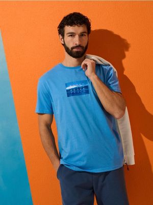 T-shirt męski Sinsay ze sklepu: Sinsay w kategorii: T-shirty męskie - zdjęcie CC22A15-4CA-6968_348HL