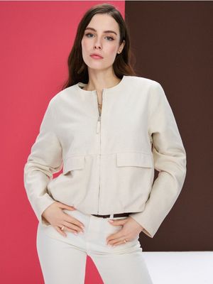 Kurtka damska na wiosnę Sinsay ze sklepu: Sinsay w kategorii: Kurtki damskie - zdjęcie CC22A15-4CA-6968_349HC