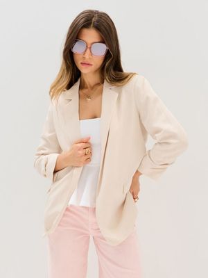 Marynarka elegancki Sinsay ze sklepu: Sinsay w kategorii: Marynarki damskie - zdjęcie CC22A15-4CA-6968_351IU