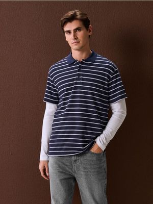 T-shirt męski casual Sinsay ze sklepu: Sinsay w kategorii: T-shirty męskie - zdjęcie CC22A15-4CA-6968_355HZ