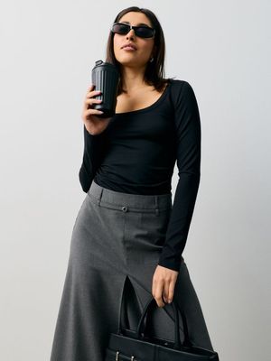 Bluzka damska casualowa na wiosnę Sinsay ze sklepu: Sinsay w kategorii: Bluzki damskie - zdjęcie CC22A15-4CA-6968_356DO