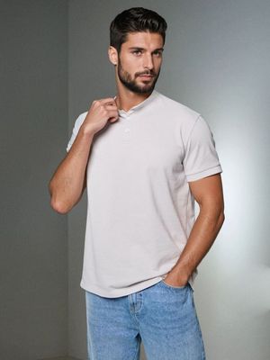 T-shirt męski casual Sinsay ze sklepu: Sinsay w kategorii: T-shirty męskie - zdjęcie CC22A15-4CA-6968_361HZ