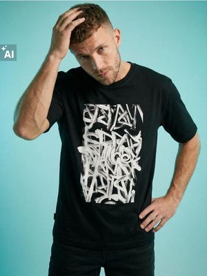 T-shirt męski młodzieżowy Sinsay ze sklepu: Sinsay w kategorii: T-shirty męskie - zdjęcie CC22A15-4CA-6968_365HL
