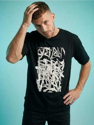 T-shirt męski młodzieżowy Sinsay ze sklepu: Sinsay w kategorii: T-shirty męskie - zdjęcie CC22A15-4CA-6968_365HL