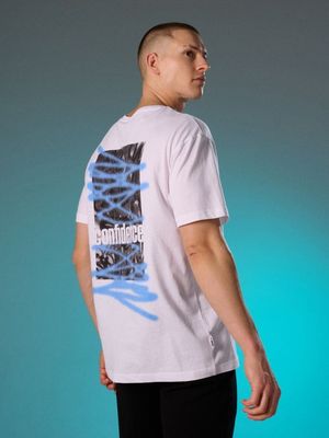 T-shirt męski w stylu młodzieżowym Sinsay ze sklepu: Sinsay w kategorii: T-shirty męskie - zdjęcie CC22A15-4CA-6968_373HL
