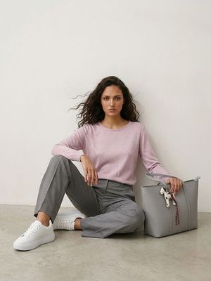 Sweter damski na zimę casual Sinsay ze sklepu: Sinsay w kategorii: Swetry damskie - zdjęcie CC22A15-4CA-6968_373JW