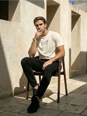 T-shirt męski wiosenny Sinsay ze sklepu: Sinsay w kategorii: T-shirty męskie - zdjęcie CC22A15-4CA-6968_386HL