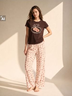 Piżama casual Sinsay ze sklepu: Sinsay w kategorii: Piżamy damskie - zdjęcie CC22A15-4CA-6968_393KM
