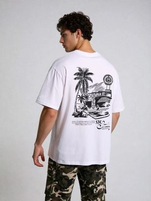 T-shirt męski młodzieżowy na wiosnę Sinsay ze sklepu: Sinsay w kategorii: T-shirty męskie - zdjęcie CC22A15-4CA-6968_395HL