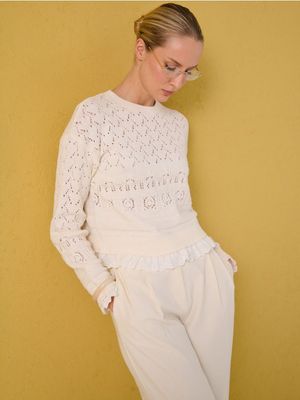 Sweter damski Sinsay ze sklepu: Sinsay w kategorii: Swetry damskie - zdjęcie CC22A15-4CA-6968_405GZ