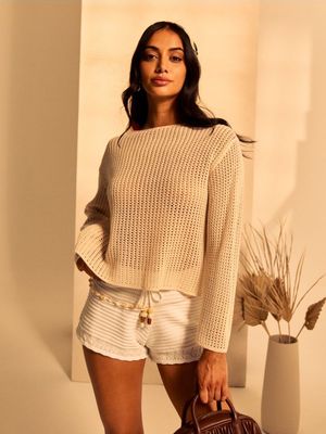 Sweter damski na zimę Sinsay ze sklepu: Sinsay w kategorii: Swetry damskie - zdjęcie CC22A15-4CA-6968_406GZ