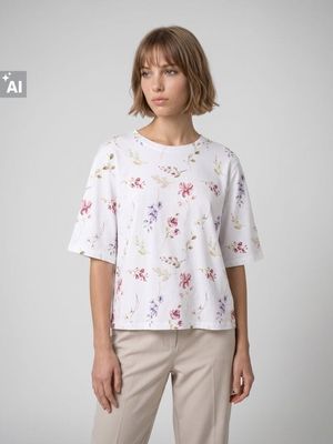Bluzka damska casual Sinsay ze sklepu: Sinsay w kategorii: Bluzki damskie - zdjęcie CC22A15-4CA-6968_409HA