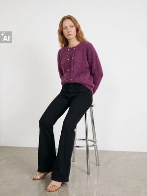 Sweter damski na zimę casual Sinsay ze sklepu: Sinsay w kategorii: Swetry damskie - zdjęcie CC22A15-4CA-6968_410KS
