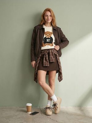 Sweter damski casualowy Sinsay ze sklepu: Sinsay w kategorii: Swetry damskie - zdjęcie CC22A15-4CA-6968_422KS