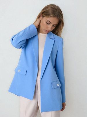 Marynarka Sinsay ze sklepu: Sinsay w kategorii: Marynarki damskie - zdjęcie CC22A15-4CA-6968_424GY