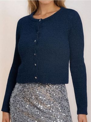 Sweter damski casual na zimę Sinsay ze sklepu: Sinsay w kategorii: Swetry damskie - zdjęcie CC22A15-4CA-6968_435FJ