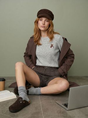 Sweter damski Sinsay ze sklepu: Sinsay w kategorii: Swetry damskie - zdjęcie CC22A15-4CA-6968_438KS