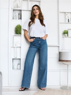 Jeansy damskie w miejskim stylu Sinsay ze sklepu: Sinsay w kategorii: Jeansy damskie - zdjęcie CC22A15-4CA-6968_450BB