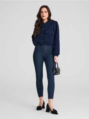 Jeansy damskie Sinsay ze sklepu: Sinsay w kategorii: Jeansy damskie - zdjęcie CC22A15-4CA-6968_450CA