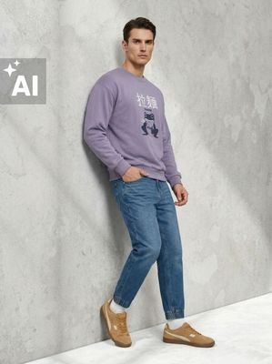 Bluza męska Sinsay ze sklepu: Sinsay w kategorii: Bluzy męskie