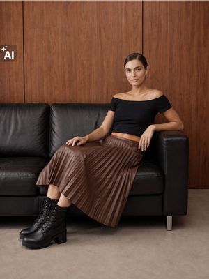 Spódnica Sinsay ze sklepu: Sinsay w kategorii: Spódnice - zdjęcie CC22A15-4CA-6968_474KI