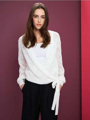 Sweter damski casualowy zimowy Sinsay ze sklepu: Sinsay w kategorii: Swetry damskie - zdjęcie CC22A15-4CA-6968_477HC