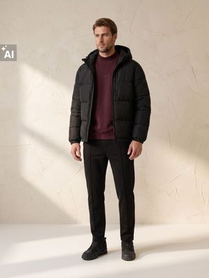 Bluza męska na jesień casual Sinsay ze sklepu: Sinsay w kategorii: Bluzy męskie - zdjęcie CC22A15-4CA-6968_485JM