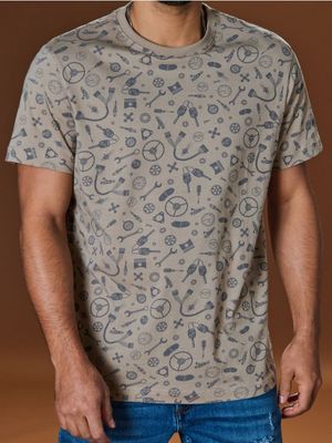T-shirt męski Sinsay ze sklepu: Sinsay w kategorii: T-shirty męskie - zdjęcie CC22A15-4CA-6968_4983F