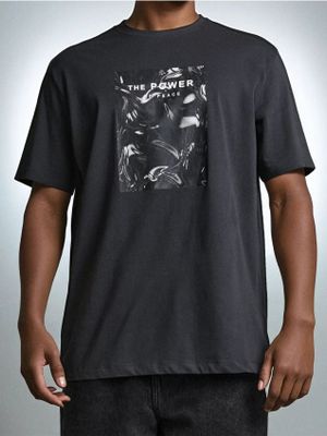 T-shirt męski z nadrukami ze sklepu: Sinsay w kategorii: T-shirty męskie - zdjęcie CC22A15-4CA-6968_507EY